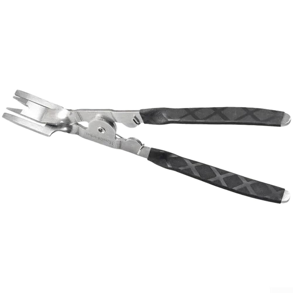 Stainless Steel Pry Bar Pliers Nonslip Grip Springloaded Mechanism Plastic Rivet Remover Automotive Use 9199774765992