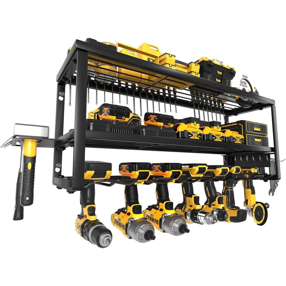 Heavy Duty Power Tool Organizer Wall Mount, Garage Tool Storage Rack For Efficient Organization 9199774766241