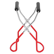Stainless Steel Canning Jar Lifter with AntiSlip Grip and HeatResistant Handle Red