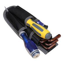 Heavy Duty Tool Belt Pouch with MultiPocket Storage and Adjustable Belt Clip for Handyman