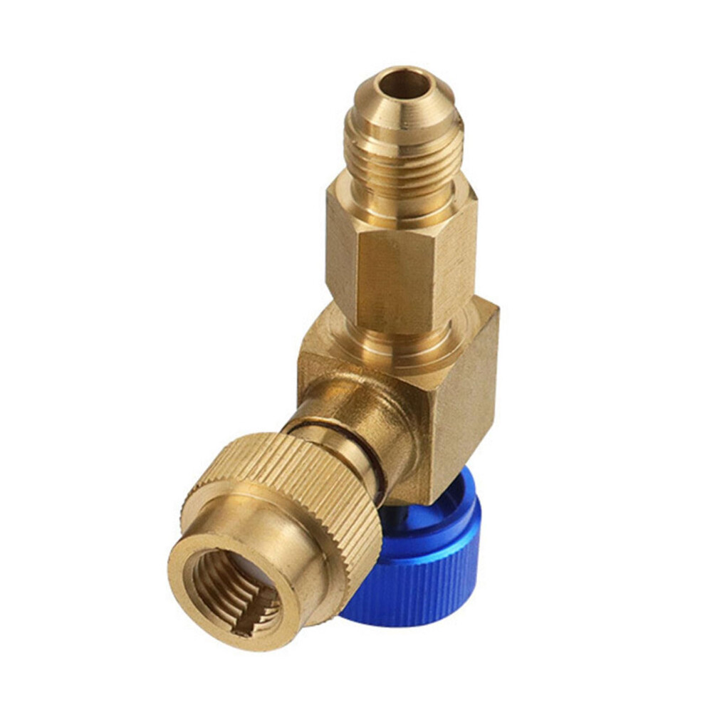 Brass Hvac Refrigerant Charging Fitting With Leakproof Antifreeze Design For R22 R410 Air Conditioners 9199774766456