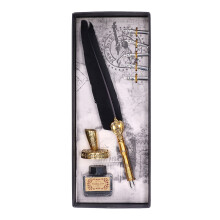 Rediscover Joy Of Writing With Our Quill Pen Set, Elegant Writing Instrument Perfectly Blends Tradition And State Of The Art, Vintage Antique Feather