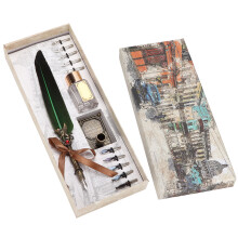 Calligraphy Pen Set For Beginners, Antique Calligraphy Writing With High Material Alloy Nib, Complete Full Set Including Replacement Nibs And Ink