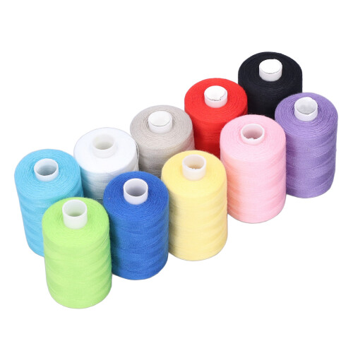 Polyester Sewing Thread Kit, Versatile Usage, Strong and Durable, For Quilting, Hand & Machine Sewthing, Crochet 1
