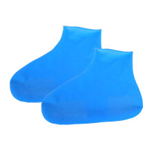 Waterproof Shoe Covers Rain Galoshes for Camping,-Blue Color L