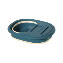 Stijlvolle wateremmer Voetbad Voetberichtbad-Blauw Met Deksel