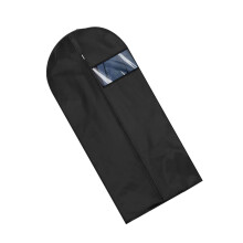 Staubdichte Kleidungshüllen für Mantel, Anzug, Kleid,-Schwarz L