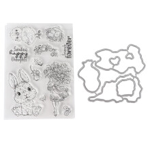 DIY-Papierstempel für Geschenkanhänger, transparente Stempel für Weihnachtskarten und Scrapbooking, Gummistempel, klarer Stempel, kompatibel mit