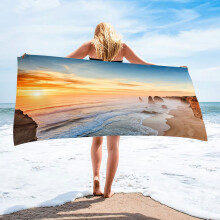 Dqueduo-mikrokuituinen rantapyyhe 30"x60" nopeasti kuivuva, hiekaton, kevyt - uima-altaalle, retkeilyyn, joogaan, kuntosalille, urheiluun