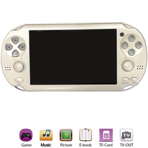 Console de jogos portátil retrô de 4,3 polegadas com 3000 jogos integrados, multifuncional, com emuladores de arcade GBA, SFC e FC, som estéreo 2
