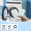 2/4Pcs Microfiber Window Cleaning Cloth Reusable Washable Mop-B 5