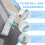 2/4Pcs Microfiber Window Cleaning Cloth Reusable Washable Mop-B 7