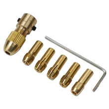 Copper Drill Chuck Set 0.5mm3.0mm Brass Collet Adapter for Electric Hand Drills