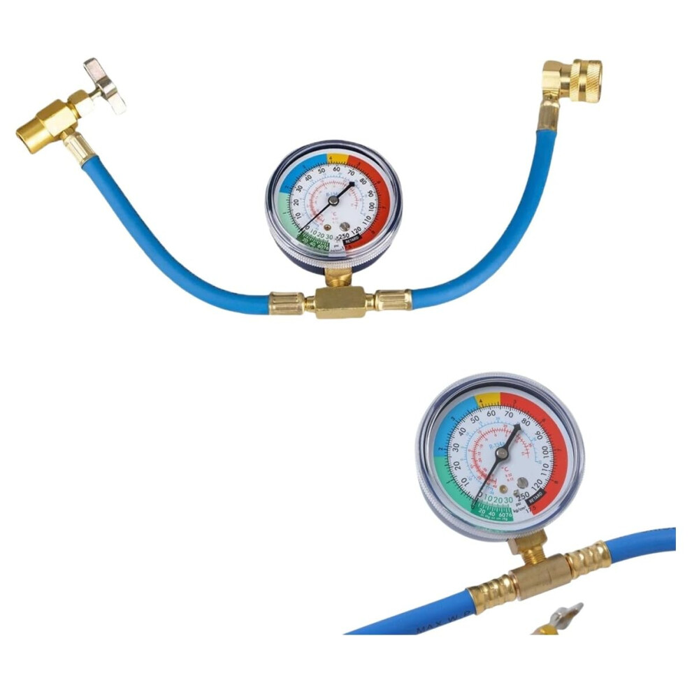Ac Recharge Kit R134a Refrigerant Hose With Accurate Gauge For Car Air Conditioning Refill 9094768996195