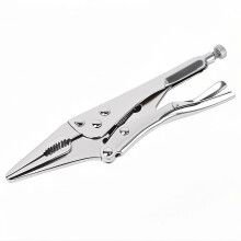 9 Inch Long Nose Locking Pliers with Secure Grip and RustResistant Finish for Precision Work