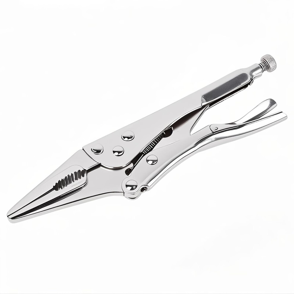 9 Inch Long Nose Locking Pliers With Secure Grip And Rustresistant Finish For Precision Work 9199774766845