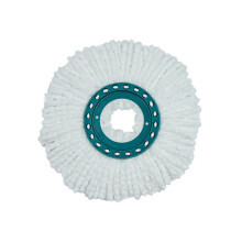 Floor Microfibre Mop Head Refills 360 Rotating Disc Round Spin