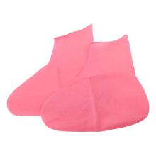 Thicken Waterproof Shoe Cover Silicone Rain Shoes-pink S2