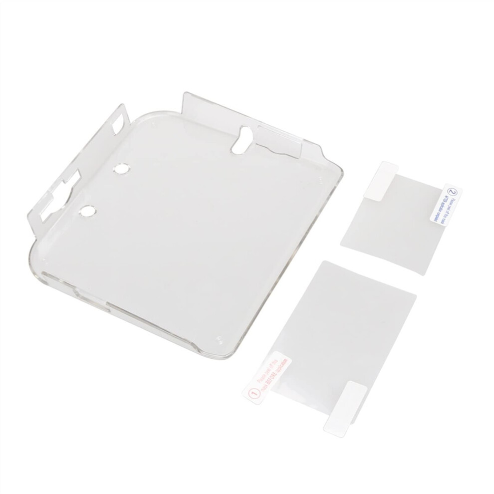 Clear Hard Shell Dustproof Scratch Resistant Protective Cover Case With Full Port Access For Nintendo 2Ds 9199774766869