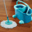 Floor Microfibre Mop Head Refills 360 Rotating Disc Round Spin 4