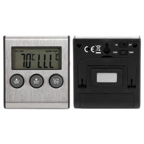 Digital Food Thermometer For BBQ And Meat With Timer Digital Temperature Measuring Tool 1