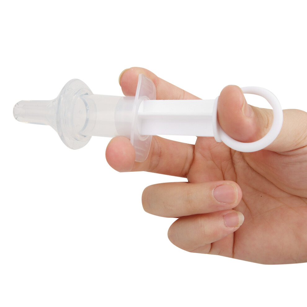 2pcs Baby Medicine & Water Feeder, Safe PP Silicone, 12.5x4.5cm