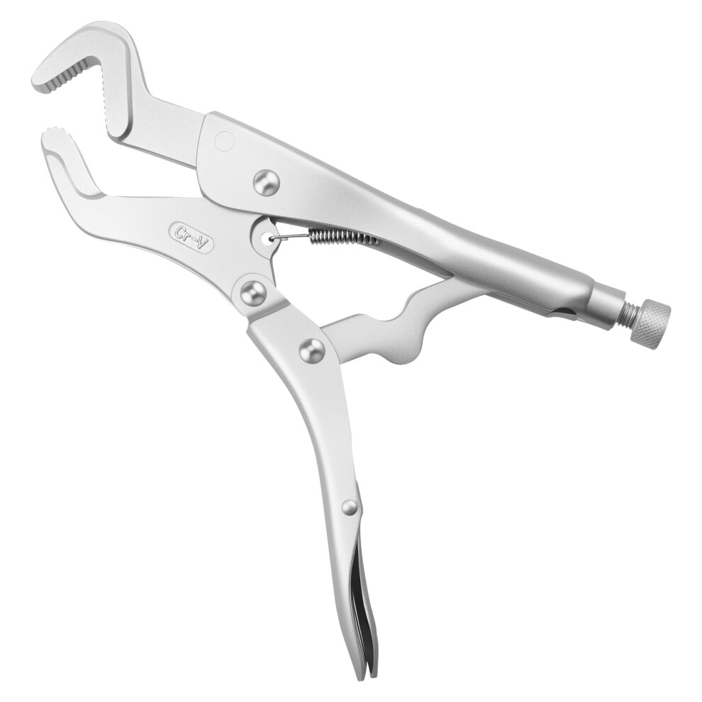 Parrot Nose Locking Pliers For Welding, Adjustable Curved Jaw With 3Side Secure Grip, 1 Pcs 9199774767156