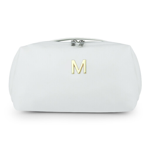 Modischer Make-up-Beutel mit Buchstabenaufdruck,-Buchstabe M