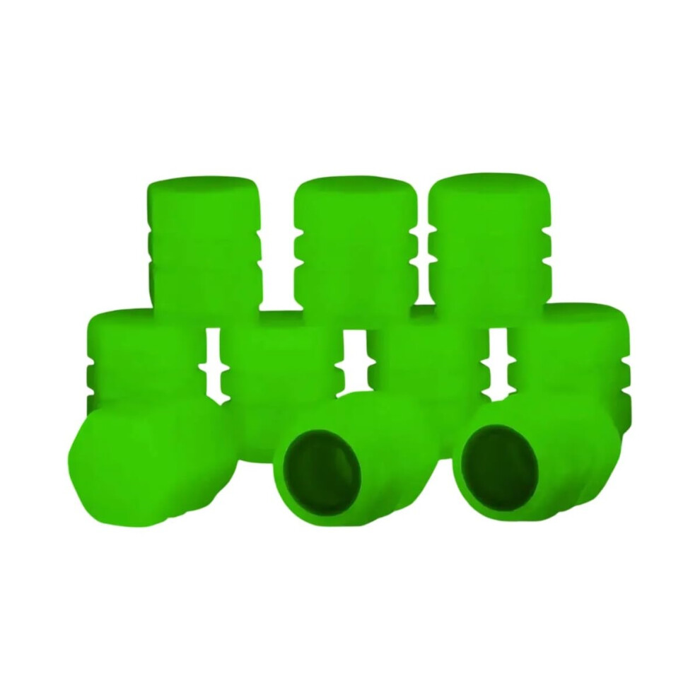 10Pcs Luminous Valve Caps Glow In The Dustproof Car Motorcycle Bike Tire Stem Covers Dark 9187378986394