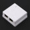 Double Port Cat.6 Network Module Box, Shielded RJ45, 27x58.5x60mm 3