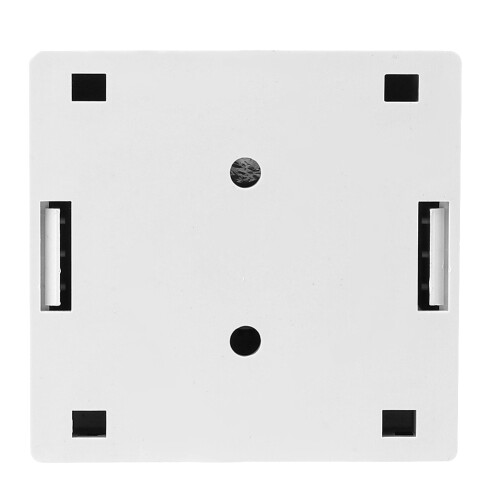 Double Port Cat.6 Network Module Box, Shielded RJ45, 27x58.5x60mm