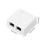 Double Port Cat.6 Network Module Box, Shielded RJ45, 27x58.5x60mm 11