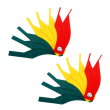 2pcs Brake Pad Thickness Gauge for Cars, Durable Steel Measuring Tool for Precise Maintenance