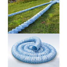 French Drain Pipe 2 Inch Perforated with Nonwoven Filter for Yard Landscape Basement 23ft