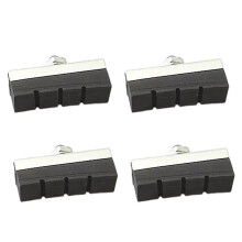 Bicycle V Brake Pads Set, WearResistant Rubber for Mountain and Road Bikes, Front and Rear Fit