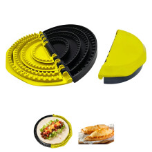 4 in 1 Adjustable Tortilla Press and Food Crimper with Secure Edge Sealing for Tacos Quesadillas Burritos