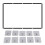 Portable 120in HD Projector Screen Foldable Polyester 16:9 for Home Office 2
