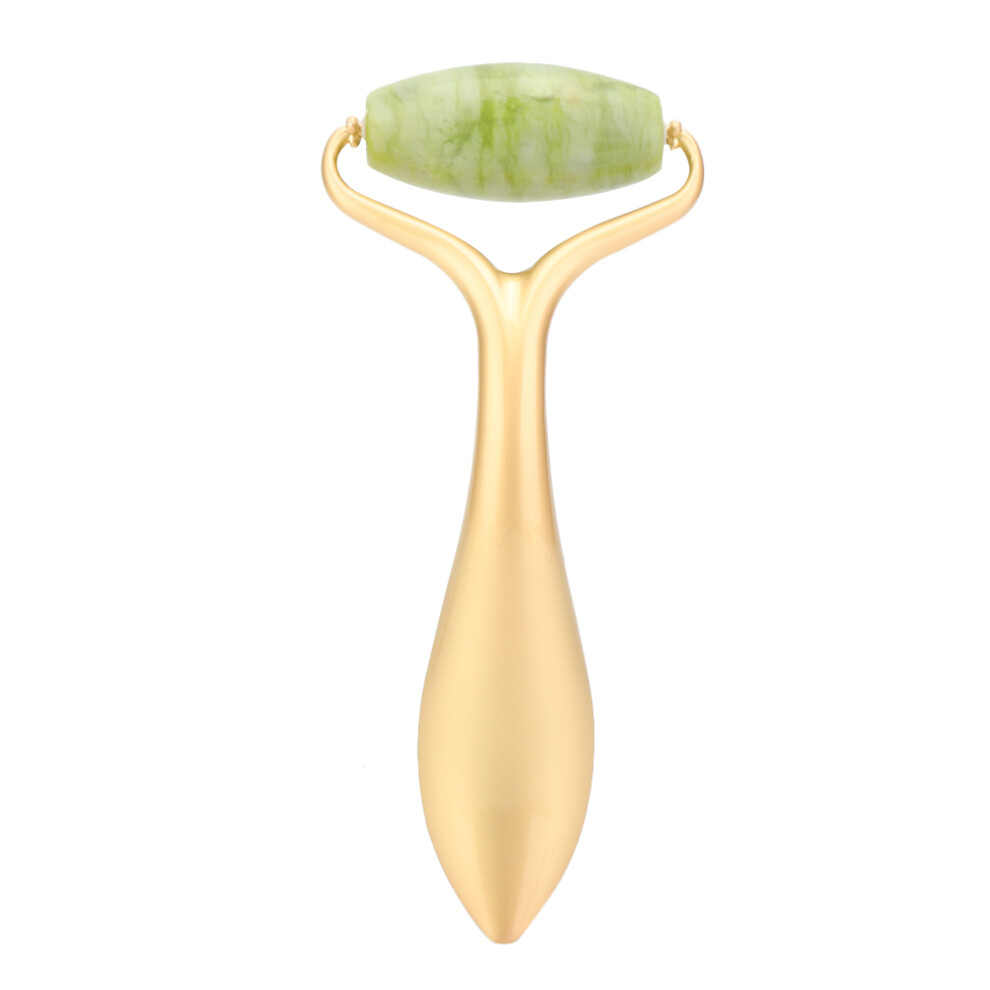 Real Natural Jade Facial Massager, Lymphatic Drainage Tool & Gua Sha Facial Tools for Anti Aging Treatment â Promote Relaxation & Improve Blood