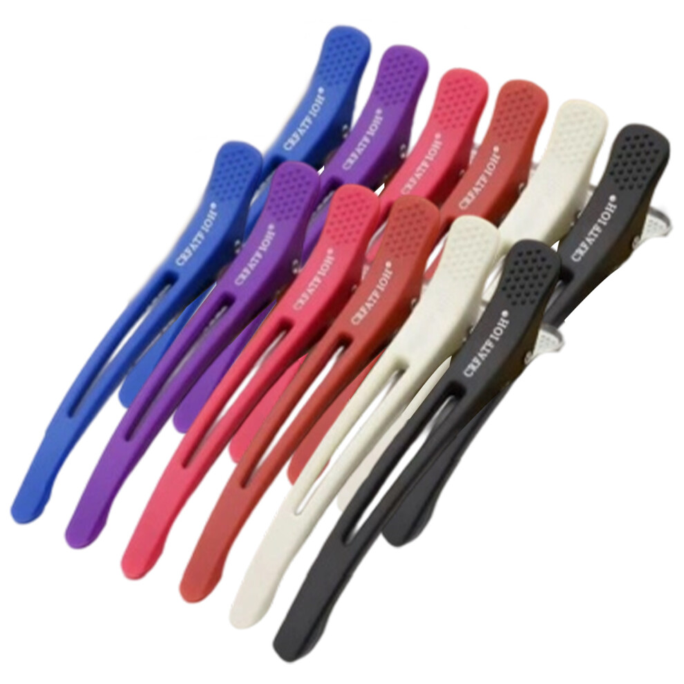 ABS Material Hair Clips for Sectioning, Hair Separating Clips with Suitable for All Hair Types Design, Alligator Clips for Styling Blowouts Curling C