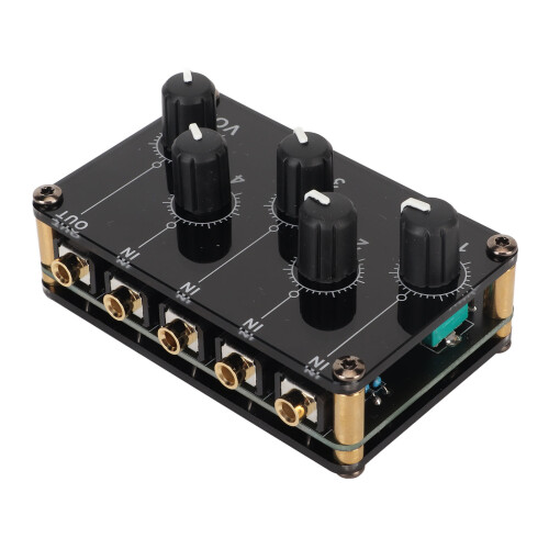 Φορητός στερεοφωνικός μίκτης ήχου Mini4Channel εξαιρετικά χαμηλού θορύβου, χωρίς 2