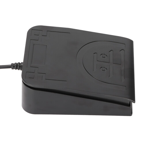 USB Foot Pedal Optical Switch Control, Programmable Keyboard Mouse Game MIDI Controller, Durable Sensitive Switches Ergonomic Design, Plug And Play 1