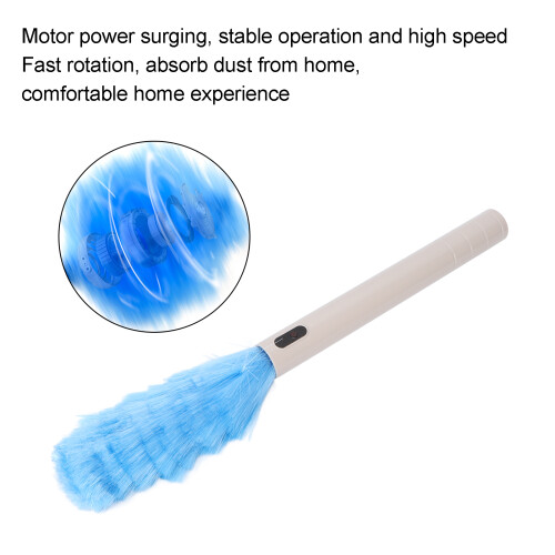 Electric Dust Duster, 800mAh, DC3.7V, Microfiber Cleaning Tool 2