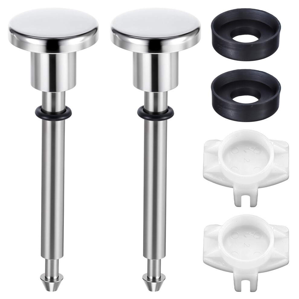 Bathtub Spout Diverter Kit With Valve Stems And Seals, Leakproof Shower Faucet Replacement Parts 9187378987865