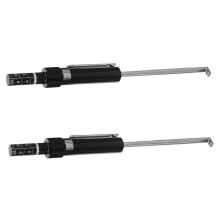 2pcs Brake Pad Thickness Gauge with ColorCoded Scale for Precise Automotive Wear Inspection