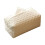 Decoratieve PU-lederen tissuebox met rotanweefselpatroon,-Wit 1