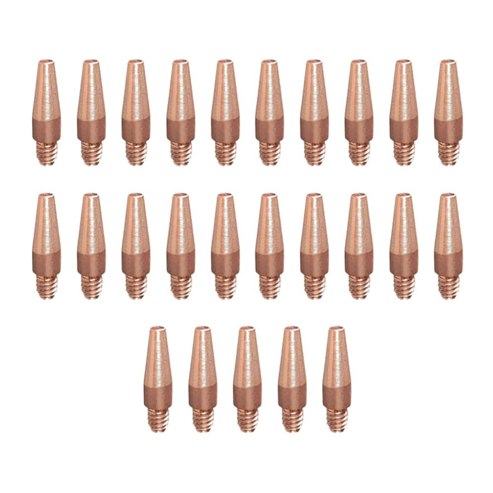 25 Pcs .035 Tapered Contact Tips 12185 For Lincoln Mig Welder Power Mig 210 Mp Stable Arc 9199774769846