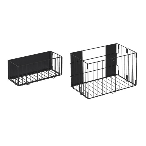 Large And Small Purpose Basket For Various Household-Black