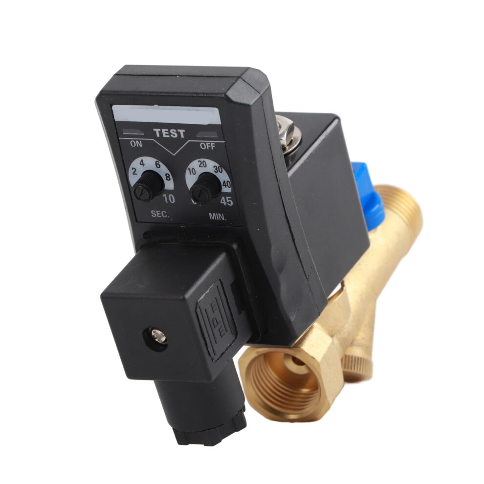Automatic Drain Valve G1/2 Dn15 Brass, Electronic Timed Condensate Valve For Air Compressor Ac110v 9199774770279