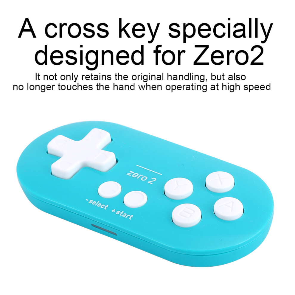 Mini Tooth Wireless Gamepad Â Portable 53G, 8H Battery, Blue/Green 8411379762741