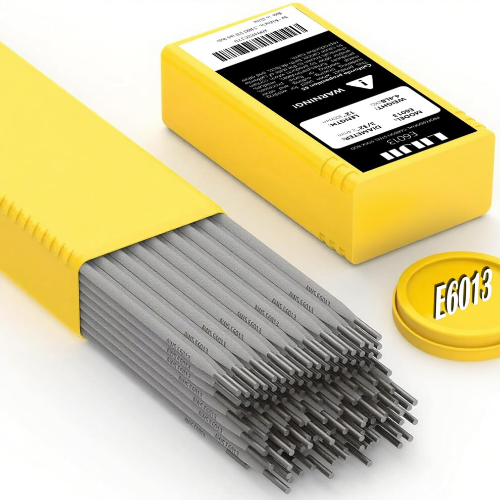 E6013 Welding Rods 3/32 Inch 5Lb Pack For Mild Steel Allposition Arc Welding With Easy Slag Removal 9094768999547